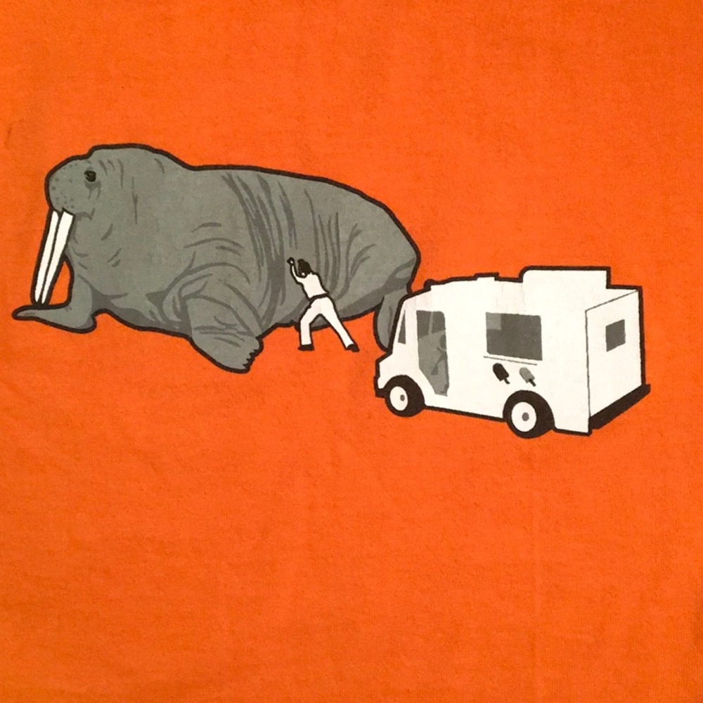 Threadless Road Block graphic tee
